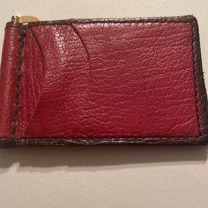 Slim money clip- Holds 4 cards